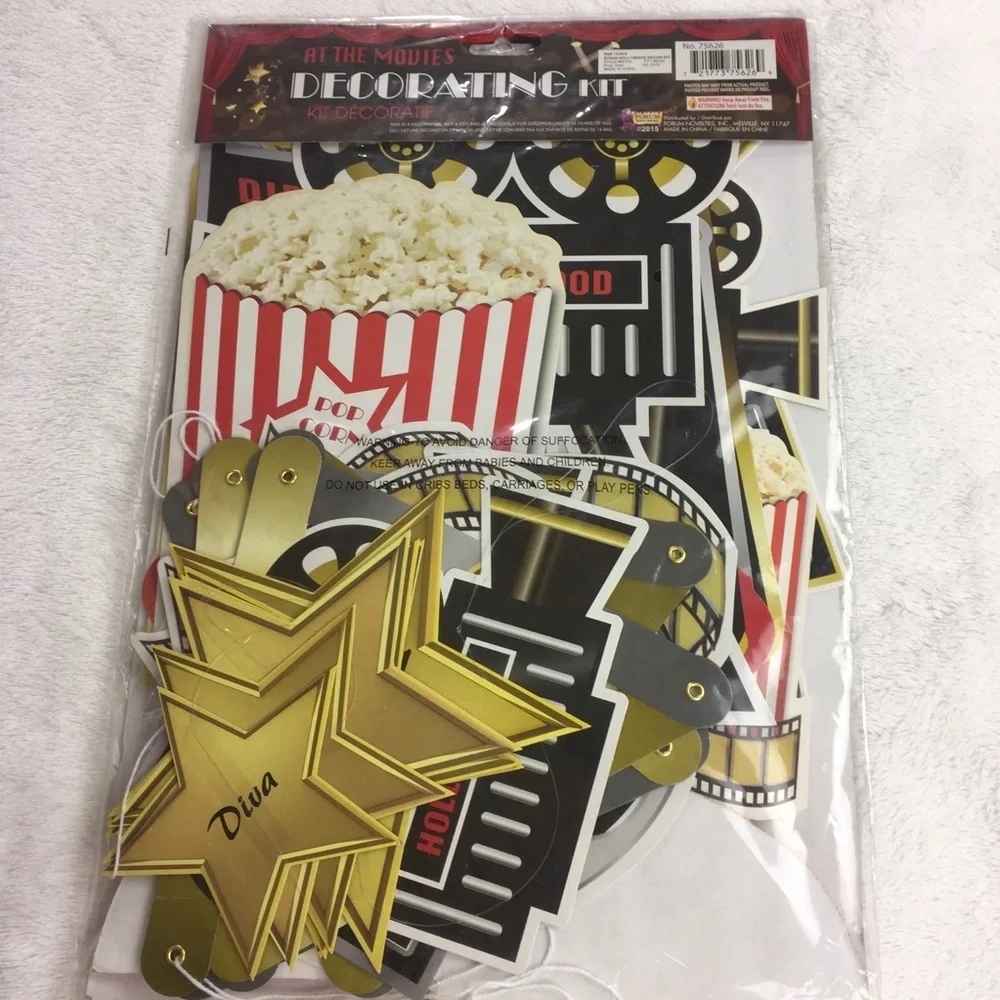 Party Decoration Movies Hollywood Oscar Graduation